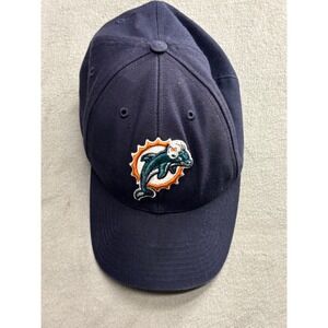 Miami Dolphins NFL Baseball Cap Navy Blue Adult All Adjustable Strap Twins